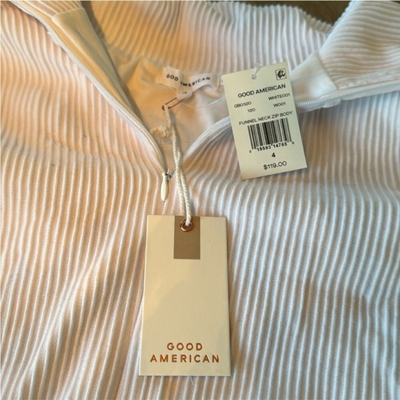 NWT Good American Zip Bodysuit size 12 - Picture 9 of 9